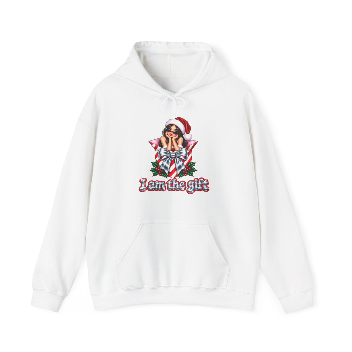 I Am The Gift – Y2K Christmas Hoodie