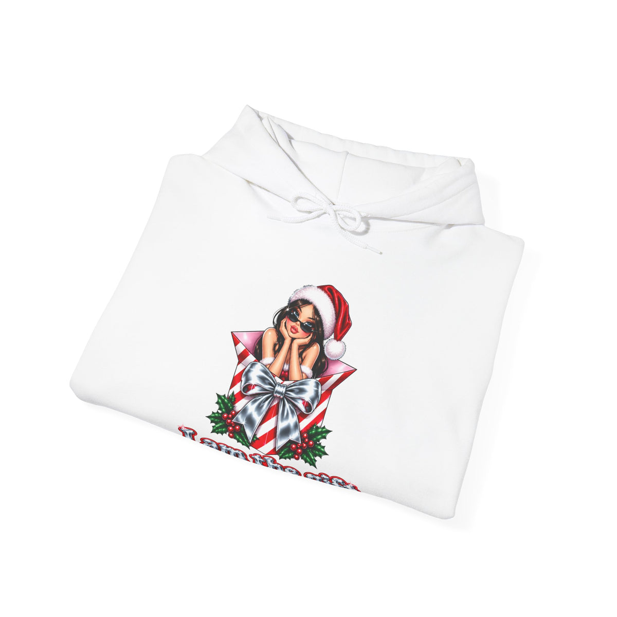 I Am The Gift – Y2K Christmas Hoodie